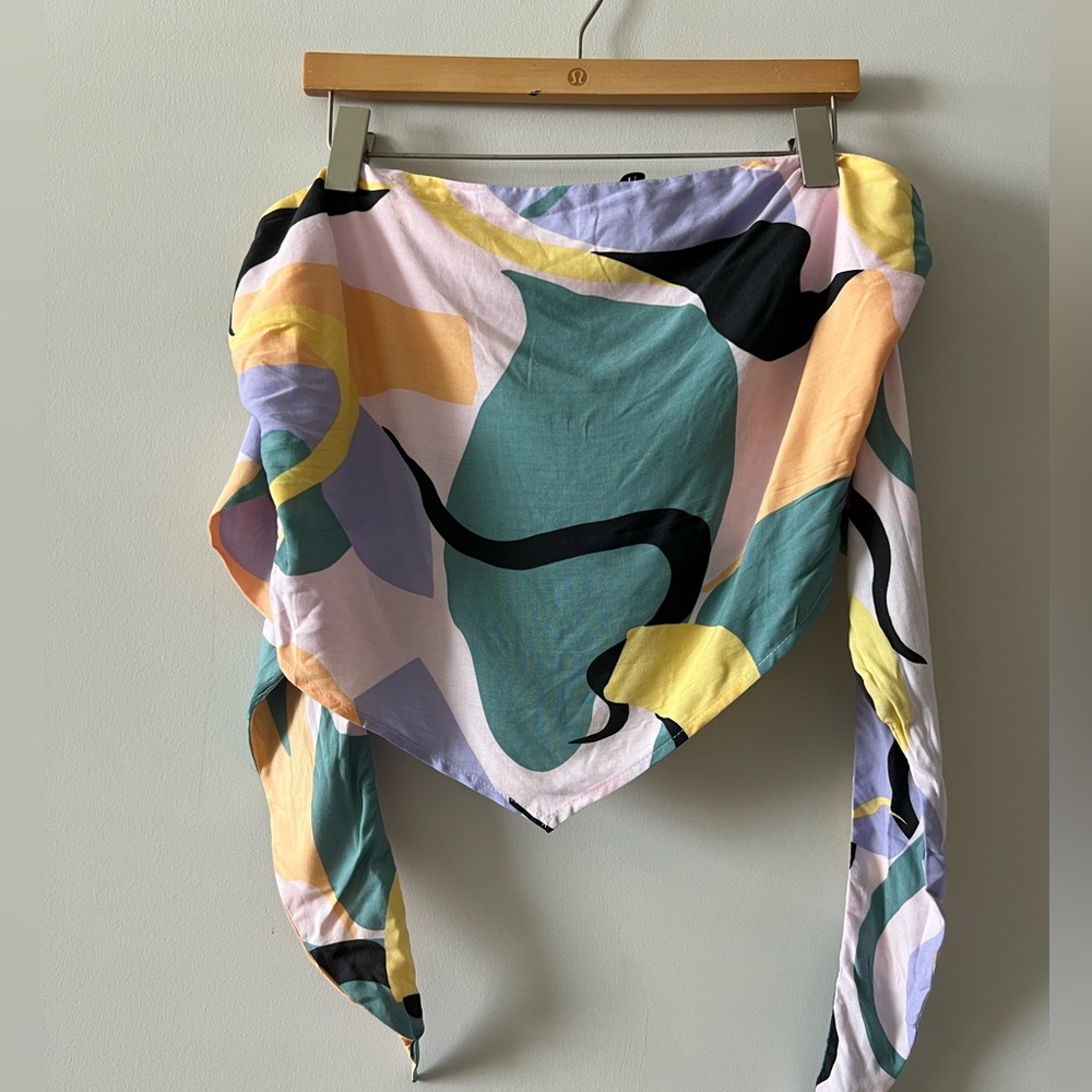 NWT - ELOQUII strapless scarf top - sz. 16